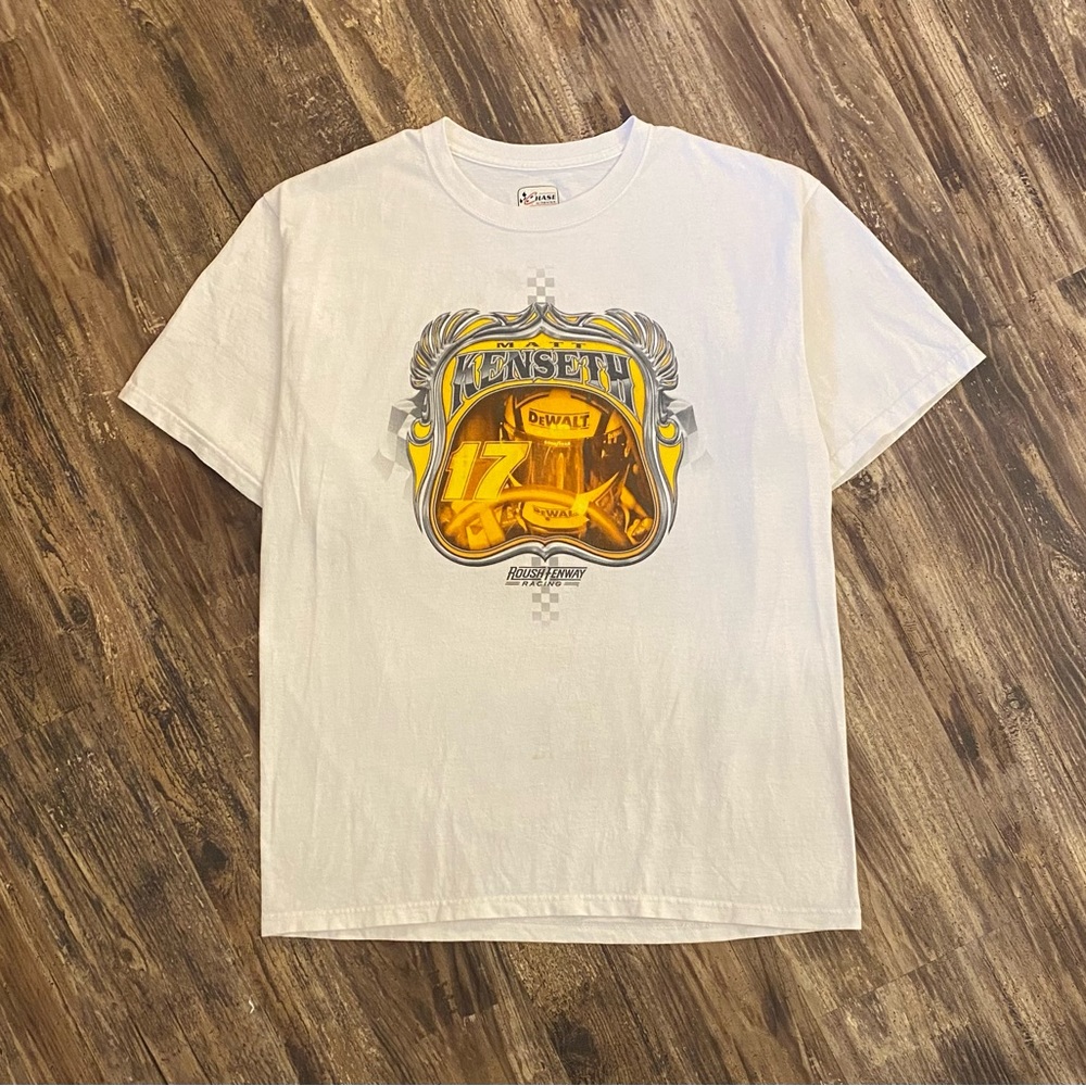 Y2K 2000s Matt Kenseth Double Sided Nascar Shirt Men’s Size Large